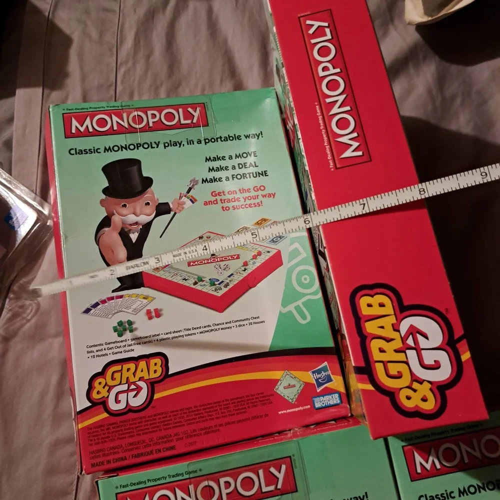 SET of 4 for quick gifting- Grab&Go Monolopy New in Boxes